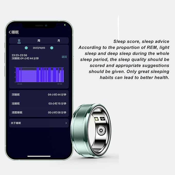 FOSA Smart Health Ring, NFC Sleep Monitor
