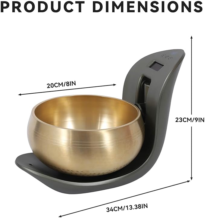 Automatic Singing Bowl – Hands-Free Sound Healing Bowl