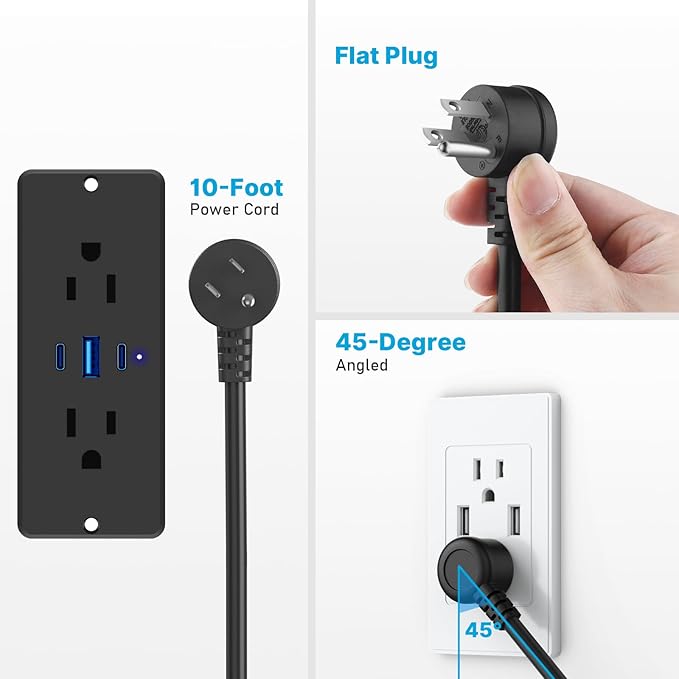 CCCEI Recessed Power Strip