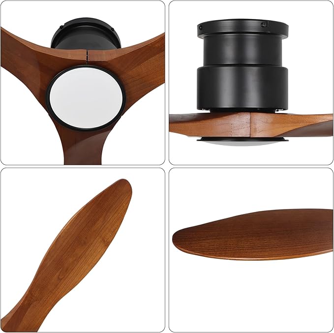 revoici 52Inch Wood Ceiling Fans