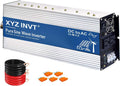 XYZ INVT 3000W Pure Sine Wave Inverter 24V to 120V AC, 6000W Peak Power
