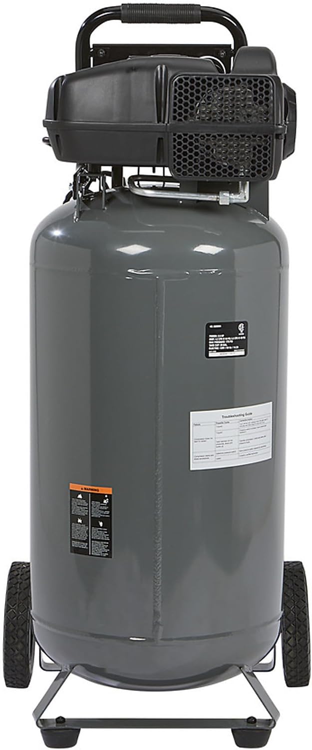 Klutch 20-Gallon Air Compressor, 2 HP, 120V