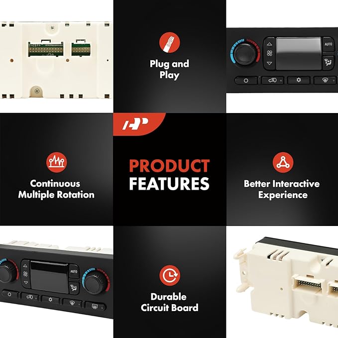 A-Premium Automatic Climate Control Module A/C & Heater Control Panel Compatible
