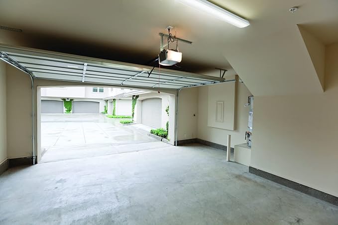 Lithonia Lighting 4 Foot LED Light Fixture, Low-Profile LED Wraparound Flush