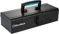 DURATECH 15" Metal Tool Box, Portable Steel Toolbox with Metal Latch