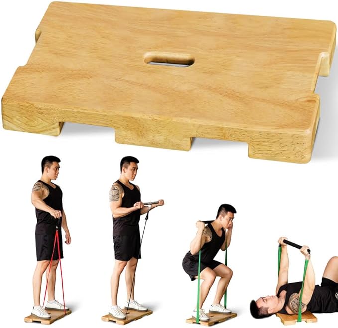 Wood Fitness Board, Exercise Platform or Wooden Exercise Board