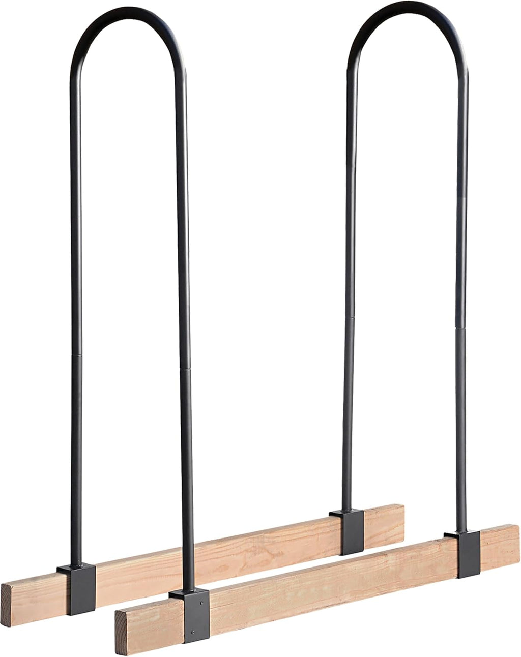 ShelterLogic LumberRack Black Firewood Rack Adjustable Bracket Kit