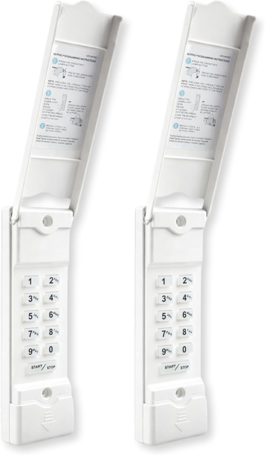 2 Garage Outlet Garage Door Remote Keypad Opener for Linear (MDTK)