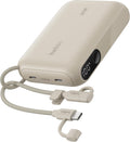 Belkin Portable Charger, Slim USB-C Power Bank 10, 000mAh w/ 2 USB-C Ports