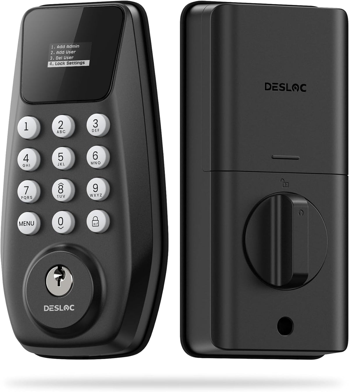 DESLOC C100 Keyless Entry Door Lock with Visual Display, Auto Lock