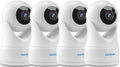 owltron 4pcs Indoor Pan/Tilt Security Camera 2K, Smart Cam