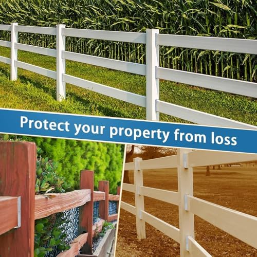 LukLoy 40 Pack 2x4 Brackets for Wood Rail(Screws Not Included)