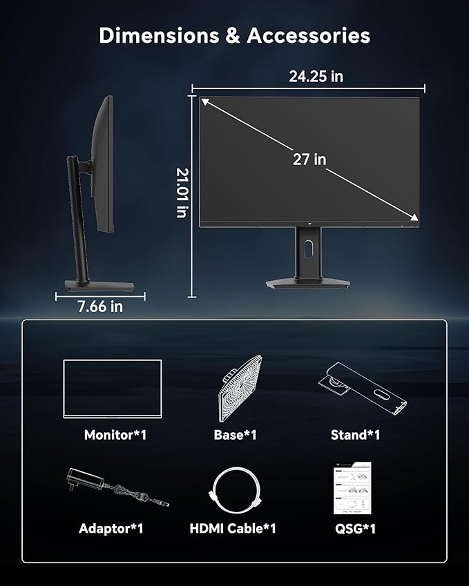 KTC 27 Inch 240Hz Gaming Monitor
