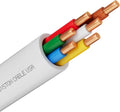 Syston 18/6 Thermostat Doorbell HVAC Heating Control Cable Wire, 100% Solid