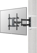 CondoMounts CLMTVA1144 Full Motion Small Pillar | Gazebo TV Mount | Round &