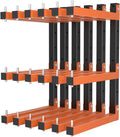 Lumber Storage Rack, Heavy Duty 6 Pack Wall-Mounted Lumber Rack, 1080 lb