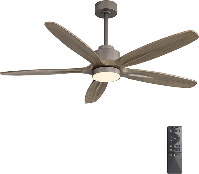 WINGBO 54" Ceiling Fan with Light