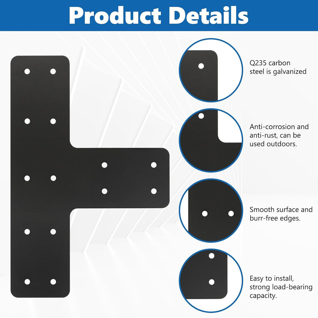12*8 inch t post timber brackets,post to beam, close-up detail