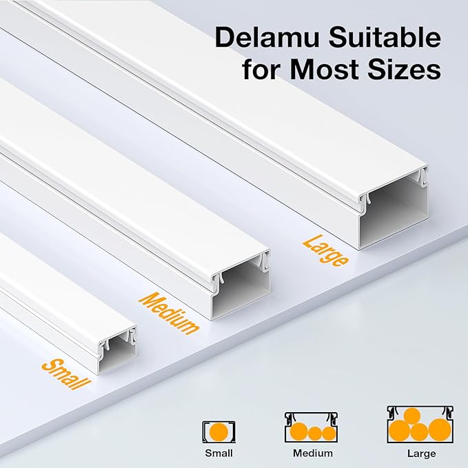 Delamu Cable Hider, 315in Cord Hider Cord Covers