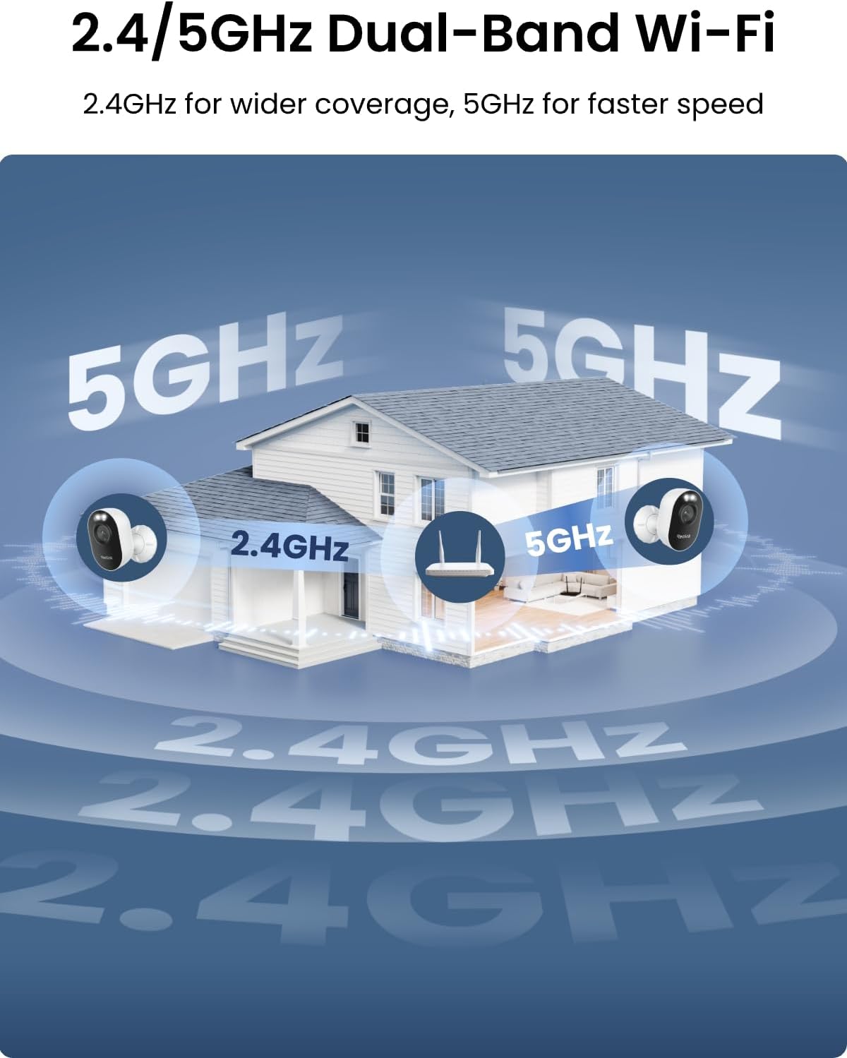 reolink lumus 2k 4mp security camera outdoor, plug-in, package contents