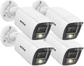 ANNKE 2MP/1080P Two-Way Audio Outdoor Analog Add-on Security Camera, White