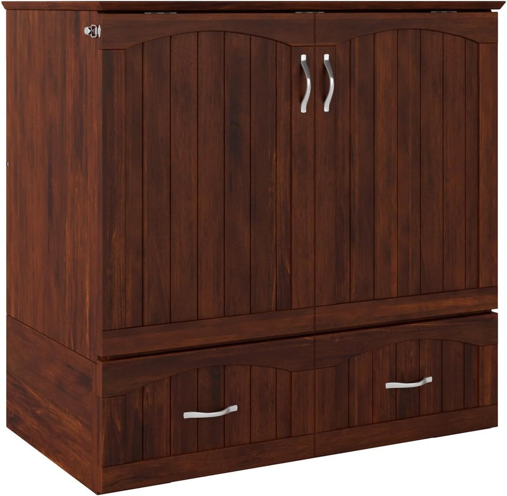 AFI, Southampton Murphy Bed Chest Twin XL with 6" Mattress & Drawer,...