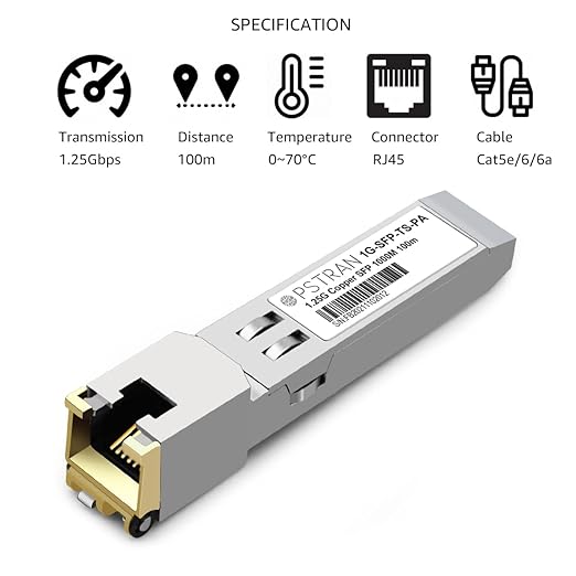 OPSTRAN 1000BASE-T SFP RJ45 Copper Transceiver Module Compatible