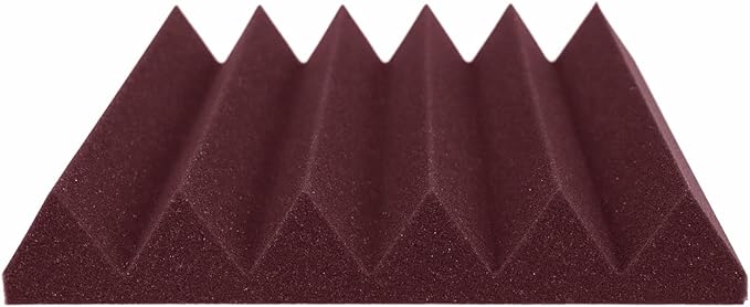Foam Factory Inc 24 Pack Color Acoustic Foam Panel Studio Soundproofing Wedge