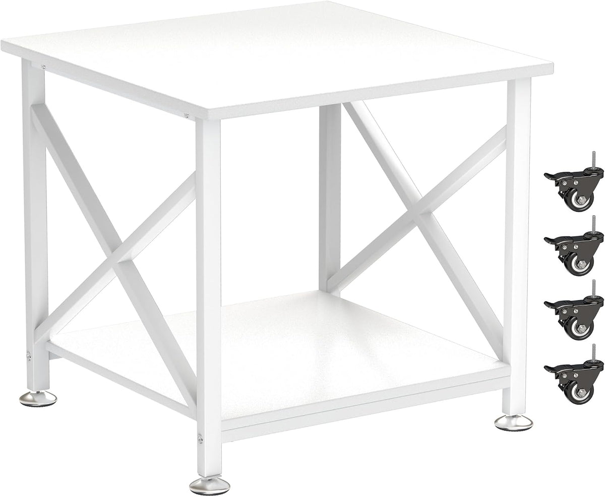 TQQDCI Printer Stand, 23.6 x 23.6 Inches Large Printer Stand