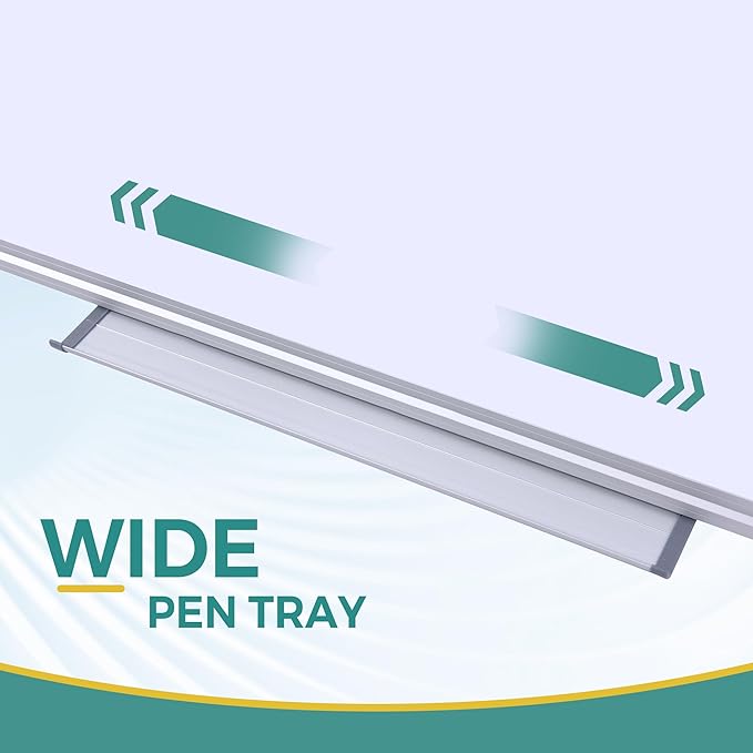 Magnetic Whiteboard -2 Pack 60" x 40" Large Magnetic Dry Erase Board