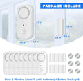ANKOSHUN Door Window Alarm Sensors (8 Pack)