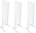 Only Hangers Heavy Duty 2' x 5.5' Gridwall Art Display Panel (Set of 3)