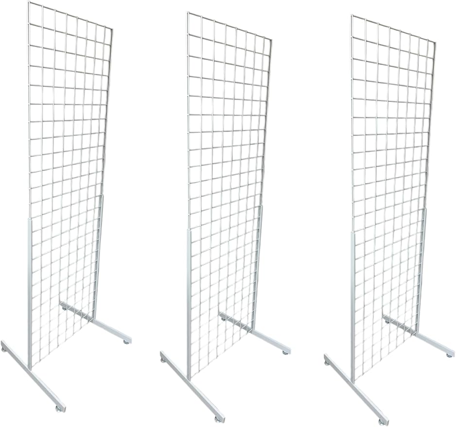 Only Hangers Heavy Duty 2' x 5.5' Gridwall Art Display Panel (Set of 3)