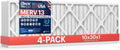 BNX TruFilter 10x30x1 Air Filter MERV 13 (4-Pack)