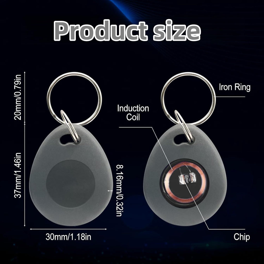 26 bit proximity key fobs weigand prox keyfobs shown in use