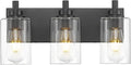 METWET 3-Light Bathroom Light Fixtures, Modern Vanity Lighting Fixtures Over