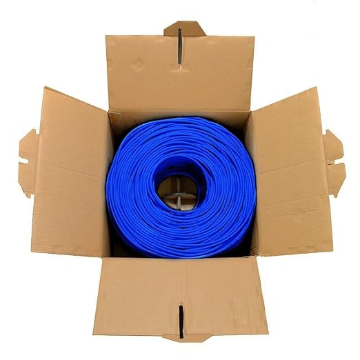 Dripstone CAT6 Ethernet Cable 1000ft Bulk Network LAN Wire 23AWG Solid CCA UTP