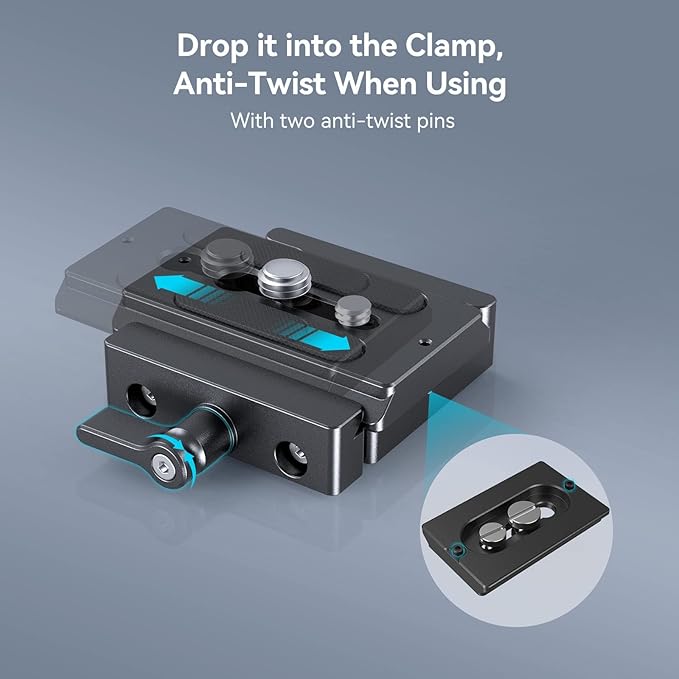 SMALLRIG DSLR and Mirrorless Quick Release Clamp and Plate