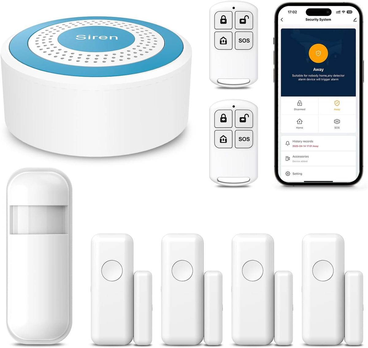 PGST Wifi Home Alarm System, Smart Home Security Systems