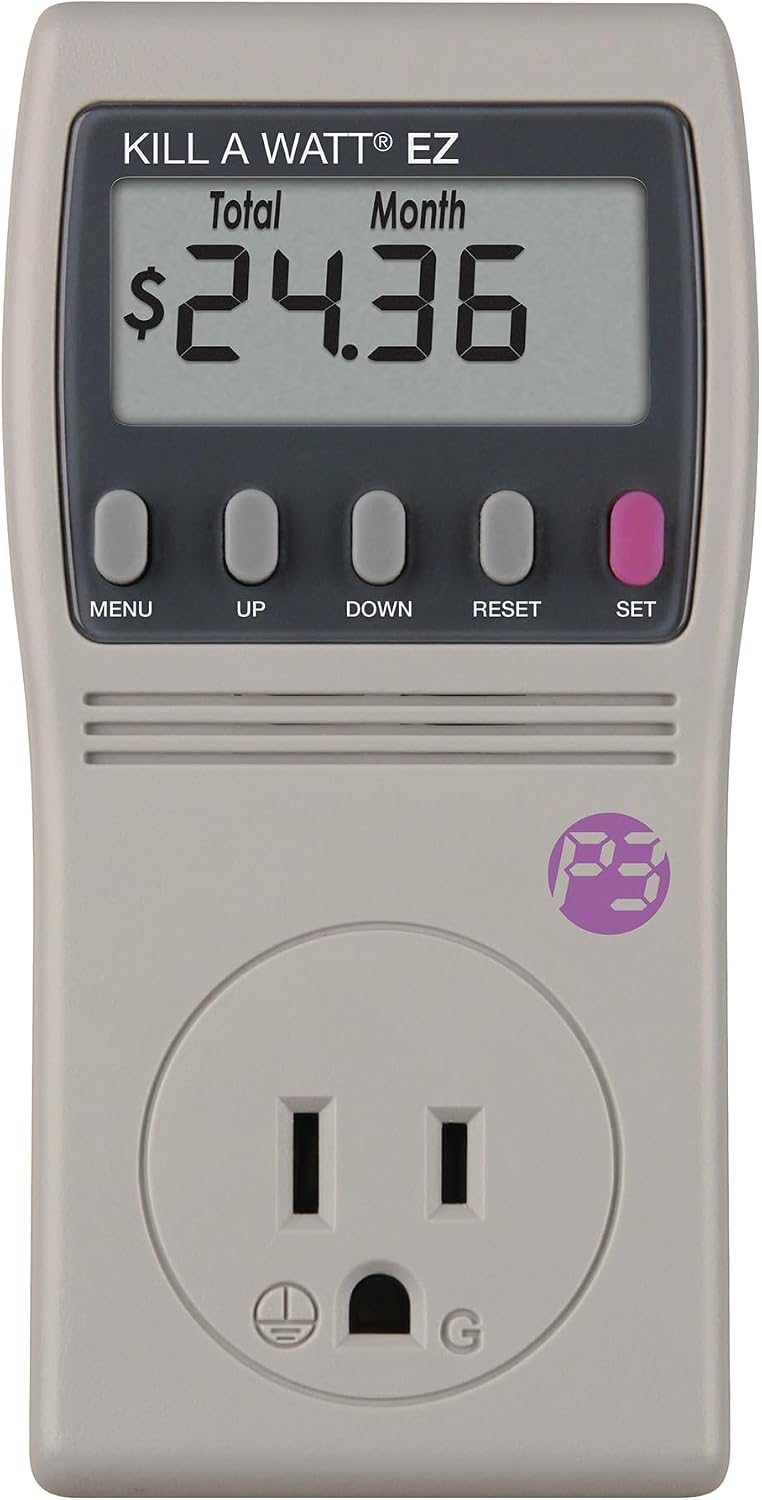 p3 2-pack international p4460 kill a watt ez shown in use
