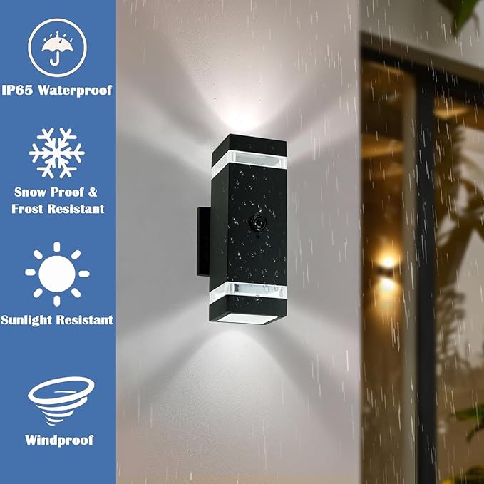 iYogaled Dusk to Dawn Motion Sensor Porch Light