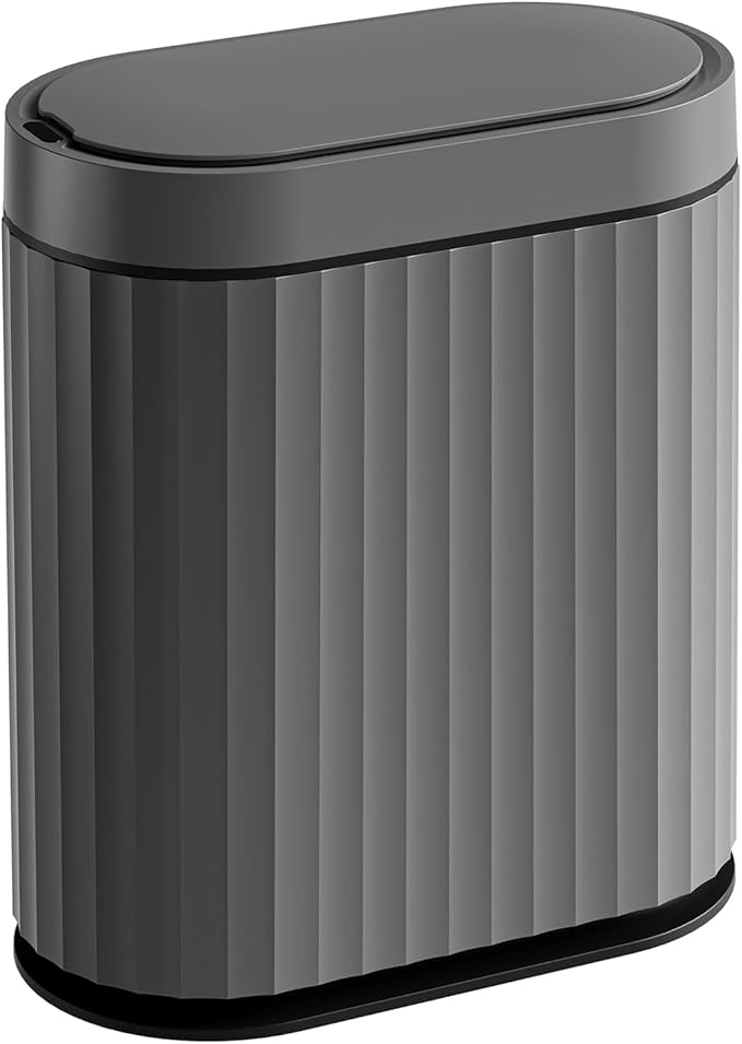 ELPHECO Bathroom Motion Sensor Trash can 2 Gallon Automatic Garbage Can