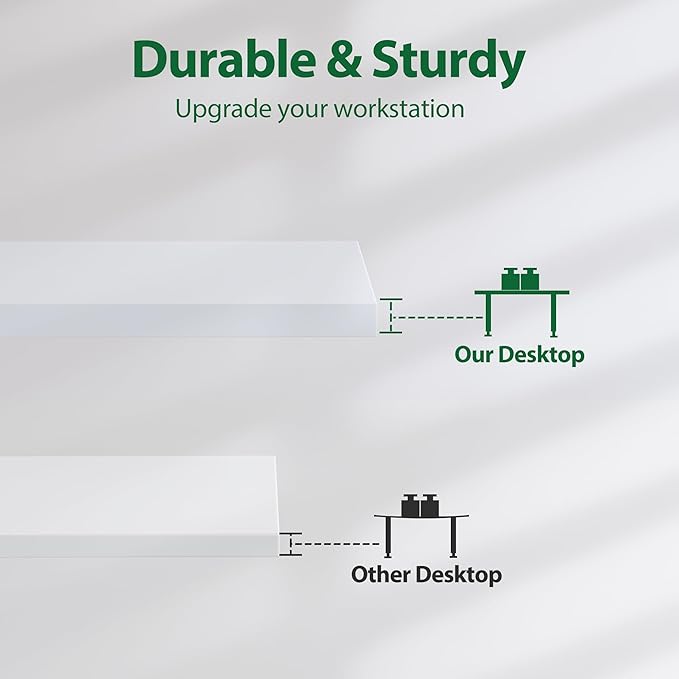 Agilestic Electric Standing Desk, Extra Large 71 x 31.5 Inches Height