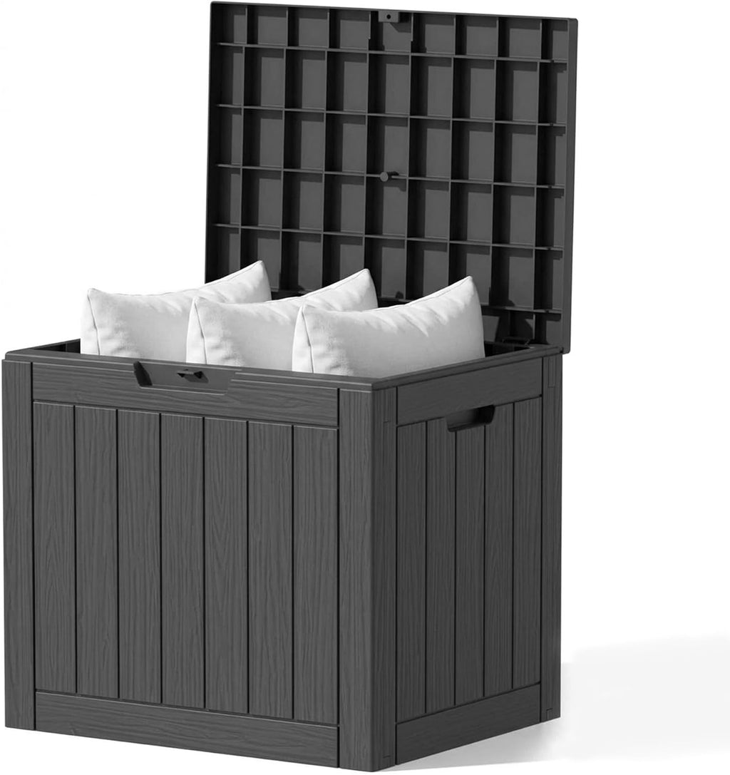 Outdoor Storage Box, 35 Gallon Waterproof Deck Box [Upgraded 3.0]