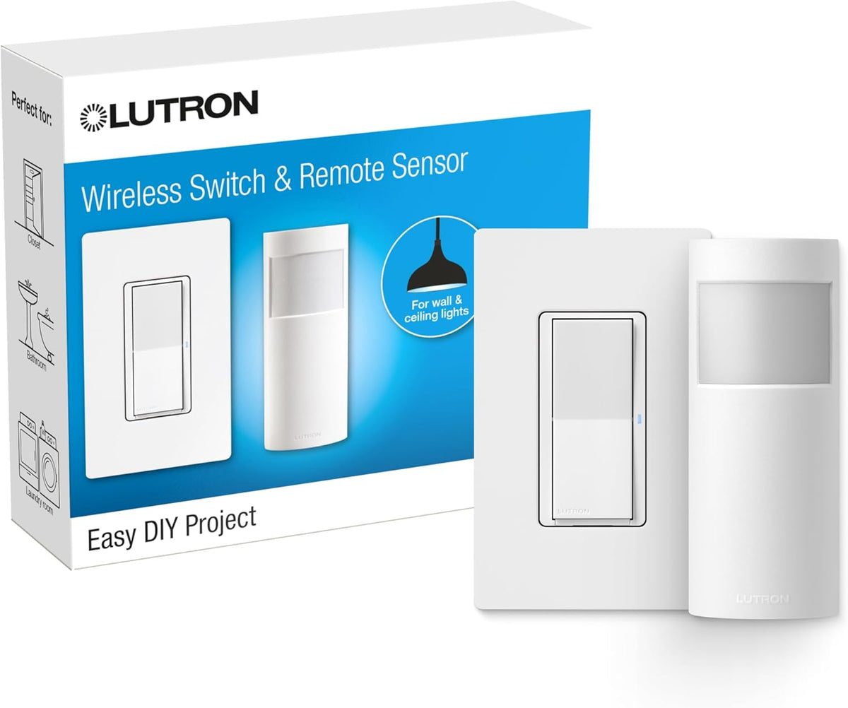 Lutron Wireless Motion Sensor and Claro Light Switch