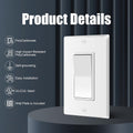 ThunderWay Single Pole Decorator Wall Light Switch