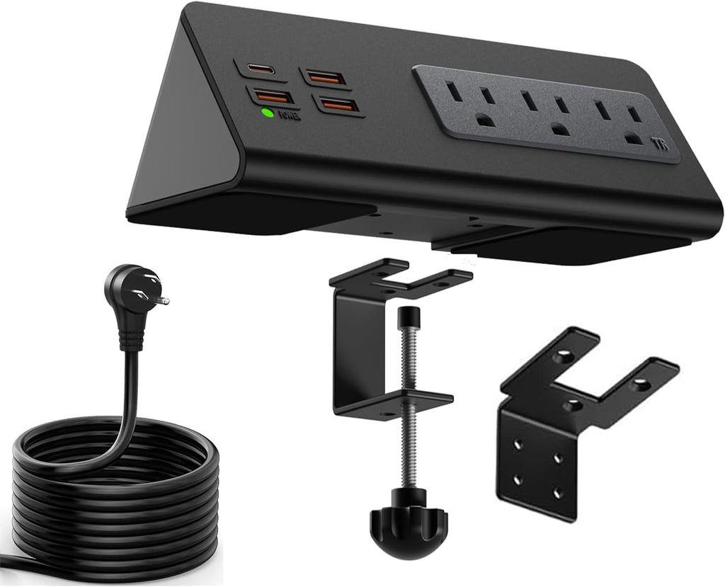Upgraded Version Edge Mount Power Strip