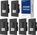 ELEGRP Occupancy Motion Sensor Light Switch, PIR Infrared Motion Activated Wall (6 Pack)
