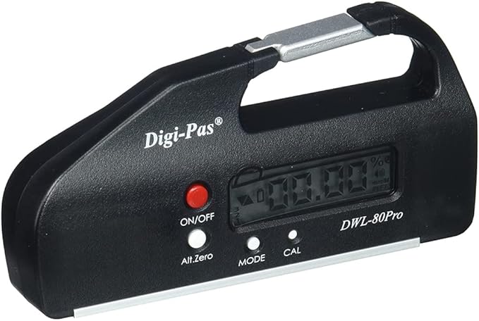 DigiPas DWL80PRO Pocket Size Digital Level, Electronic Angle Gauge, Protractor