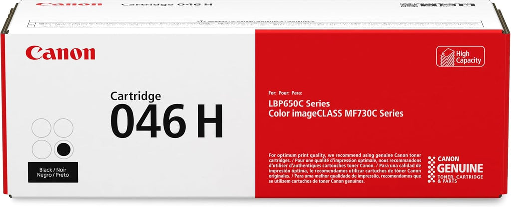 Canon Genuine 046 Black Toner Cartridge High Capacity Compatible